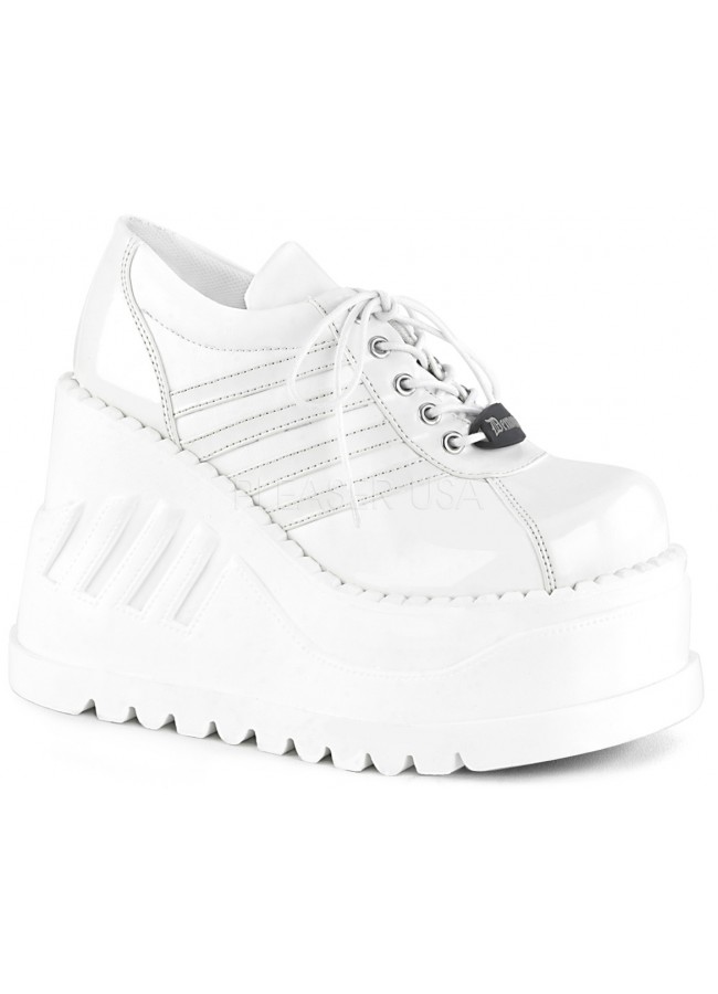 womens platform white sneakers