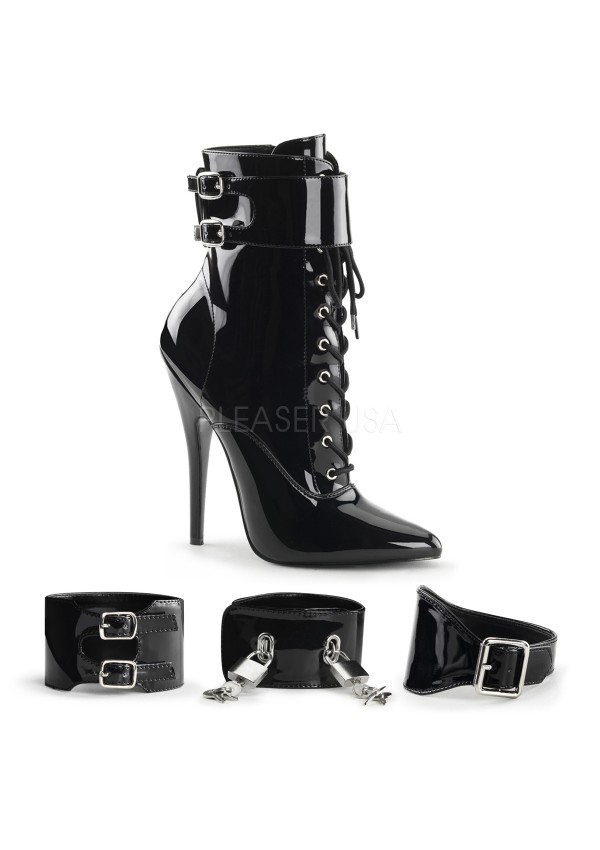 Domina 6 Inch Heel Ankle Bootswith Interchangable Cuffs