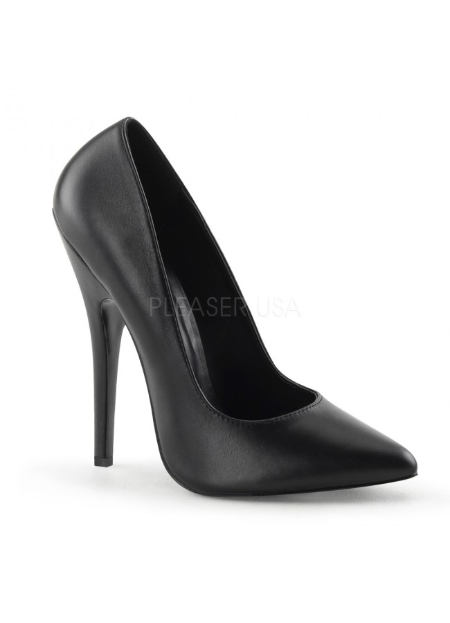 6 inch black platform heels