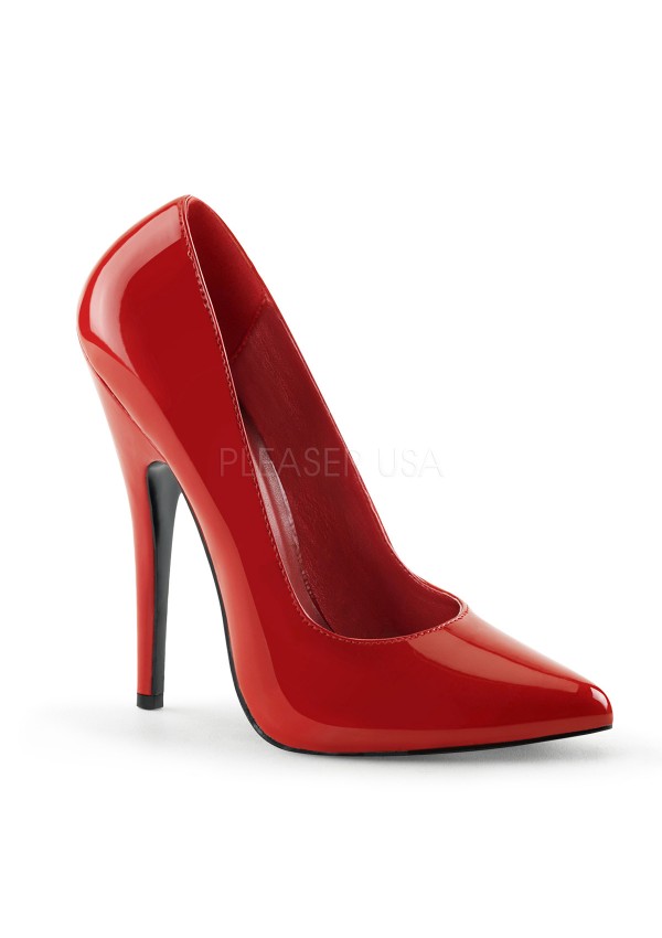 Classic Red 6 Inch High Heel Pump