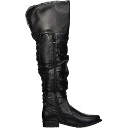 Tyra Low Heel Over the Knee Pirate Boots for Women