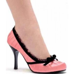 Satin Doll Pink High Heel Pump