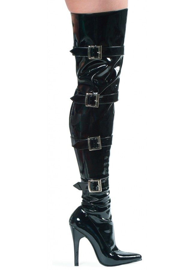 thigh black boots