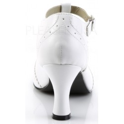 Flapper White T-Strap Pump