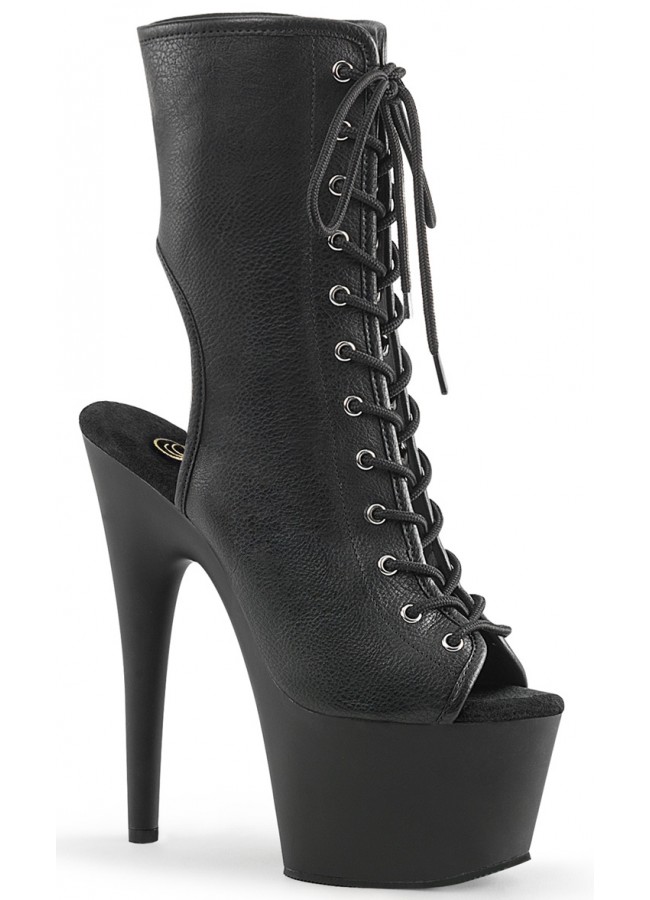 open toe platform boots