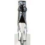 Mermaid Silver Hologram Ankle Boots