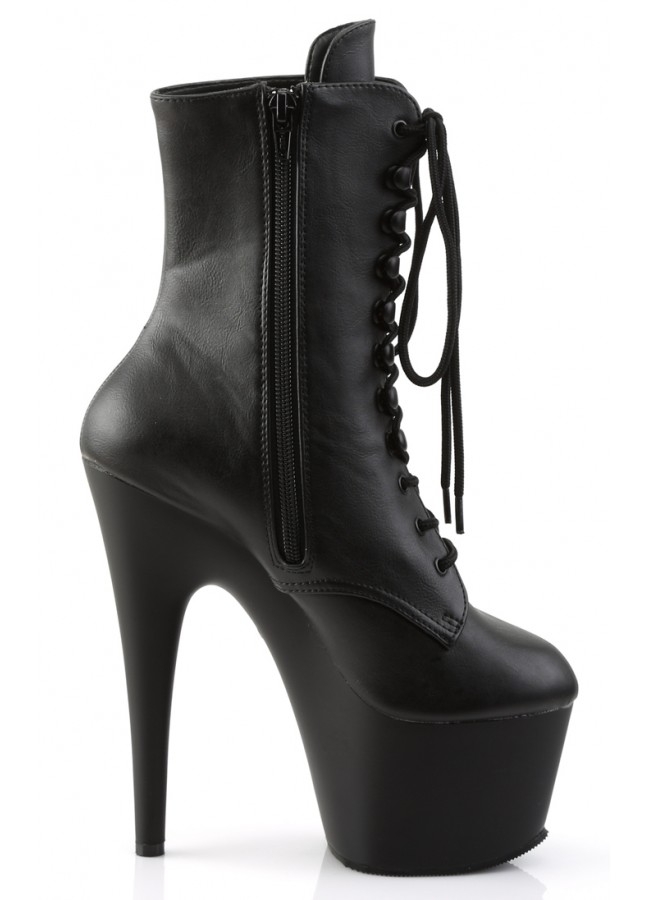 square it's a faux leather platform boots