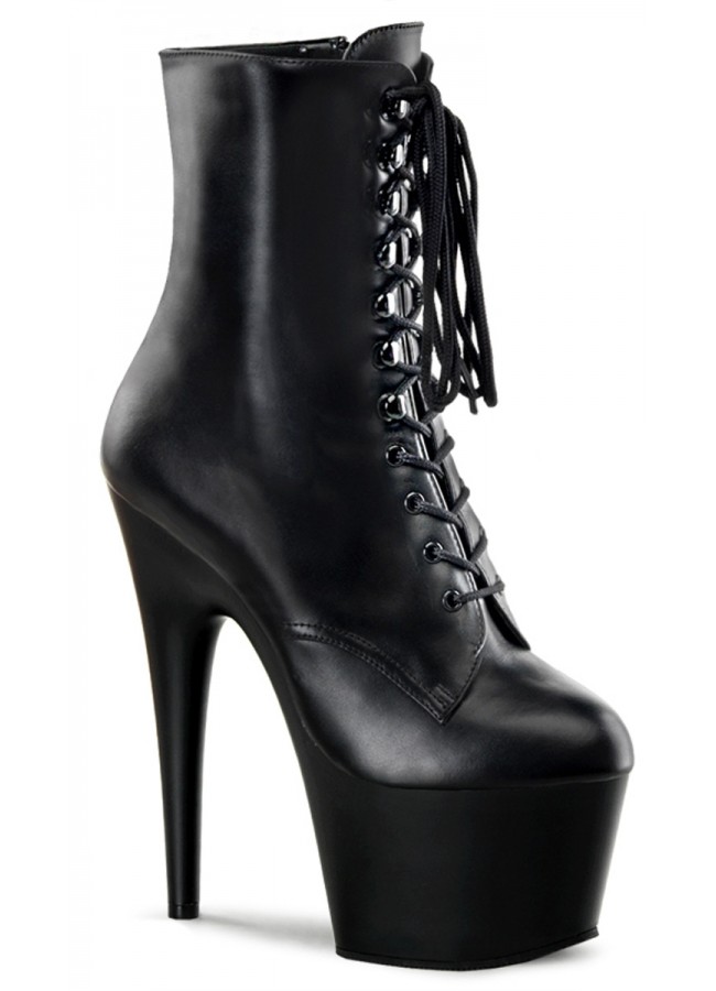 real leather platform boots