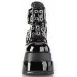 Bear Black Platform Ankle Boots