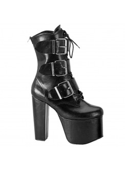 Torment High Heel Platform Ankle Boots