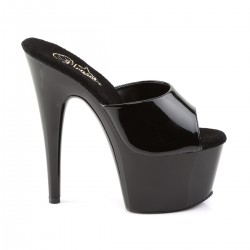 Adore Black Platform High Heel Mule