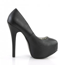 Teeze Black High Heel Platform Pump