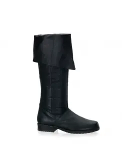 Maverick Unisex Flat Knee High Pirate Boots