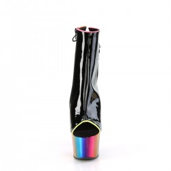 Rainbow Platform High Heel Ankle Boots