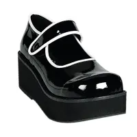 Sprite Contrast Trimmed Platform Mary Jane