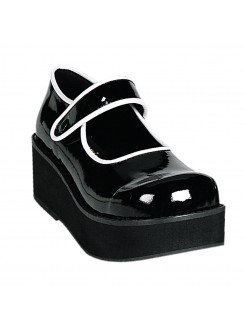 Sprite Contrast Trimmed Platform Mary Jane