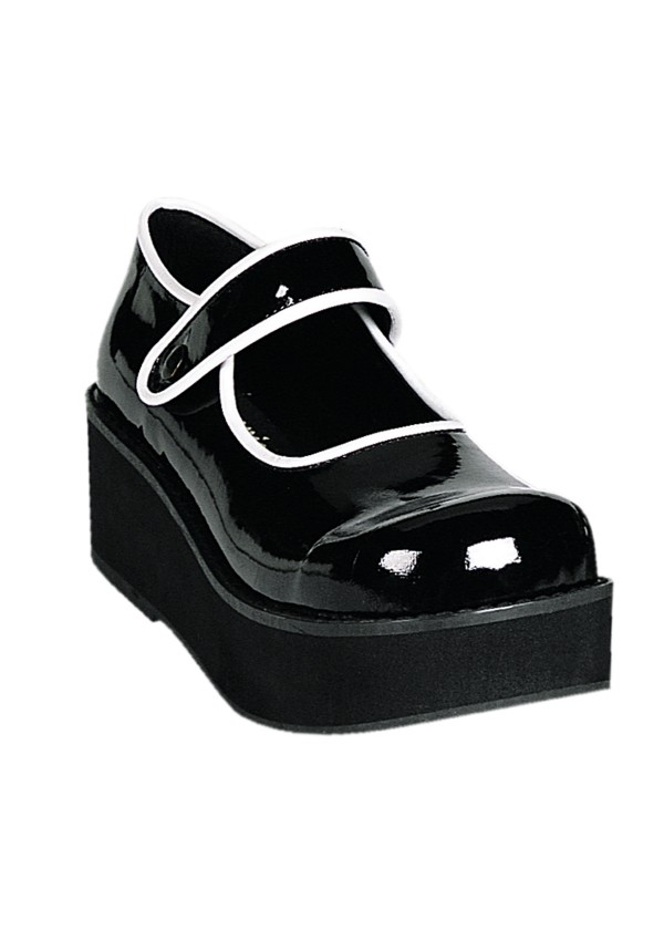 Sprite Contrast Trimmed Platform Mary Jane