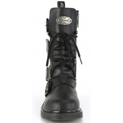 Bolt Mens Strapped Combat Mid-Calf Boots