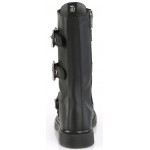 Bolt Mens Combat 14-Eyelet Bootswith Buckled Straps
