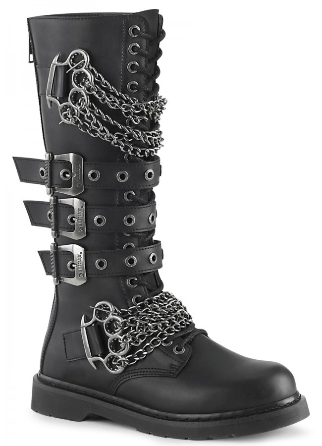 knee high biker style boots