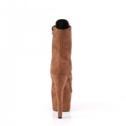 Caramel Suede Platform Adore Ankle Boots