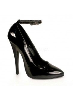 Ankle Strap Domina 6 Inch High Heel Pump