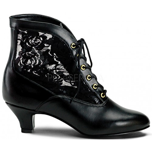 Black victorian lace up boots outlet