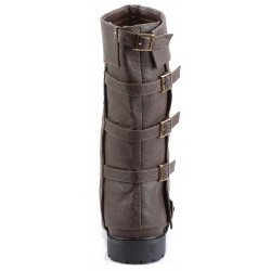 Gotham Detachable Shaft Brown Mens Boots