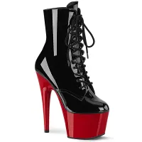 Red Platform Adore Black Ankle Boots