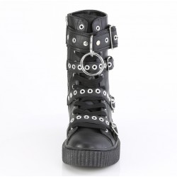  Stylish Mid-Calf Creeper Sneaker Boots - Men's Platform Sole
