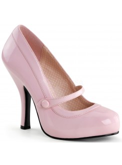 Cutie Pie Baby Pink Mary Jane Pin Up Pumps