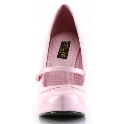 Cutie Pie Baby Pink Mary Jane Pin Up Pumps