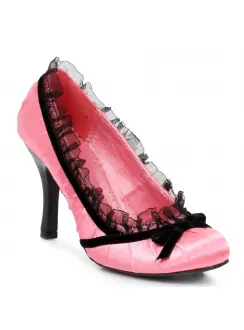 Satin Doll Pink High Heel Pump