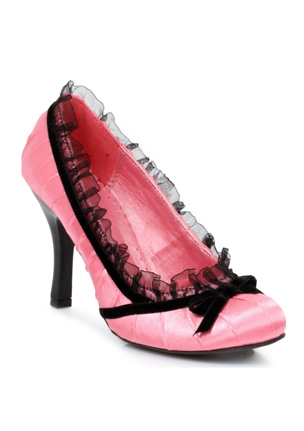 Satin Doll Pink High Heel Pump