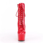 Adore Red Patent Platform High Heel Granny Boots