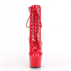 Adore Red Patent Platform High Heel Granny Boots