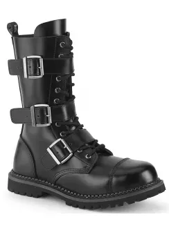 Riot 12 Mens Steel Toe Leather Combat Boots