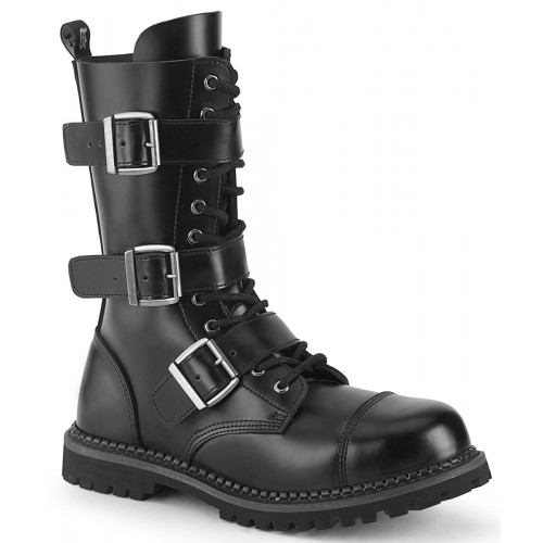 riot-12bk-black-leather-steel- riot-12bk-black-leather-steel-