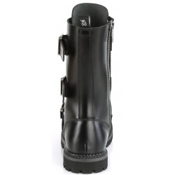 Riot 12 Mens Steel Toe Leather Black Combat Boots