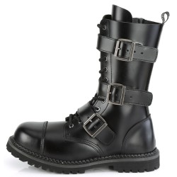 Riot 12 Mens Steel Toe Leather Combat Boots