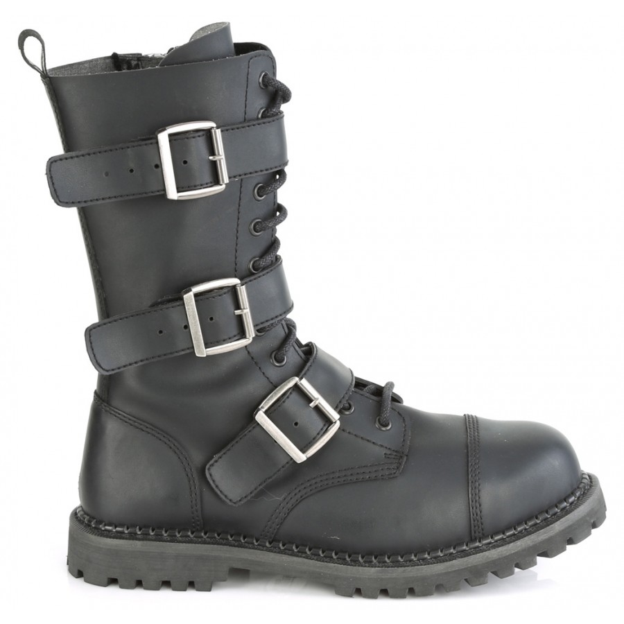 Combat boots goth outlet