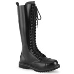 Riot Mens Leather Boots with Steel Toe