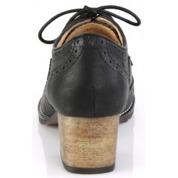 Russell Womens Wingtip Oxford in Black