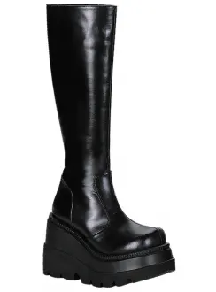 Shaker Platform Knee High Womens Boots