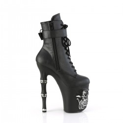 Rapture Light Up Skull Platform Ankle Boots for Women