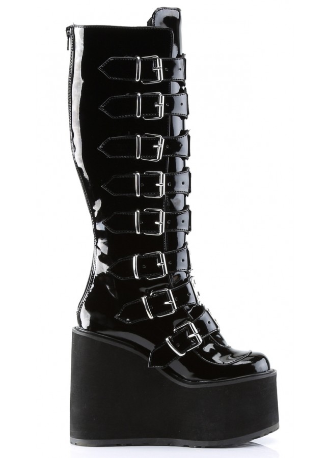 high top goth boots