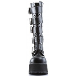 Trashville Buckled Up Unisex Knee Boots