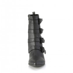 Men's Winklepicker Boot with Coffin Buckles