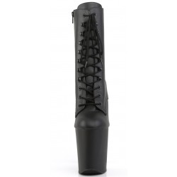 Xtreme 8 Inch High Black Granny Boots