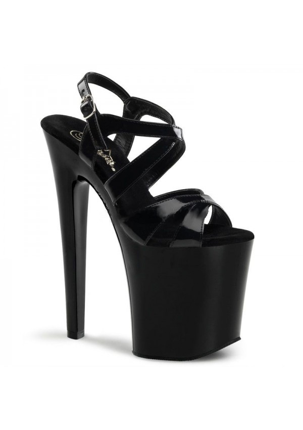 Xtreme 8 Inch Heel Strappy Platform Sandal